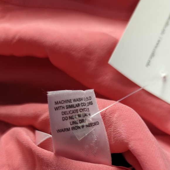 30107 Victoria Secrets Silk Satin Chemise Slip Pink size Small sexy sleep boho - Picture 8 of 8